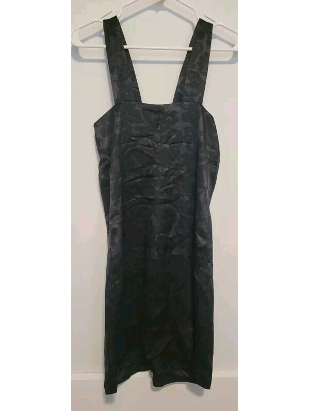 Banana Republic Silk Mini Tank Dress Black Dark Brown Lace Style 0 NWT Sexy